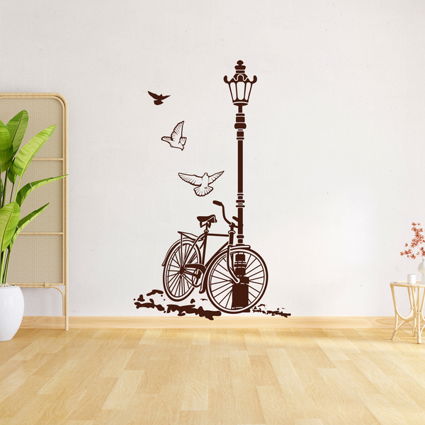 Wall Stickers: Bicycle and Lamp