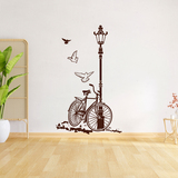 Wall Stickers: Bicycle and Lamp 2