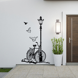 Wall Stickers: Bicycle and Lamp 3