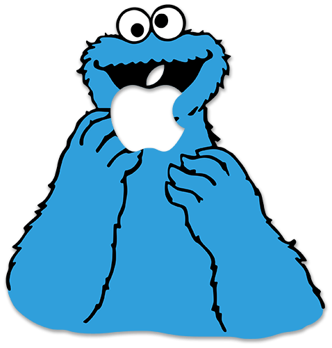 Car & Motorbike Stickers: Cookie Monster
