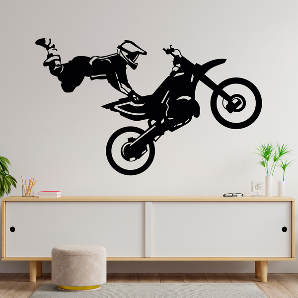 Wall Stickers: Freestyle motocross