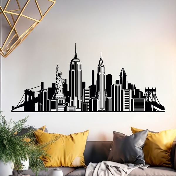 Wall Stickers: Icons Skyline NYC