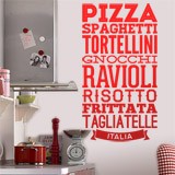 Wall Stickers: Gastronomy of Italy 2