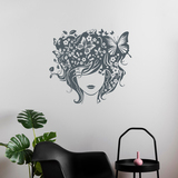 Wall Stickers: Butterfly hairstyle 4