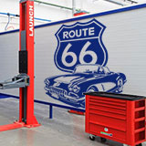 Wall Stickers: Corvette Route 66 3