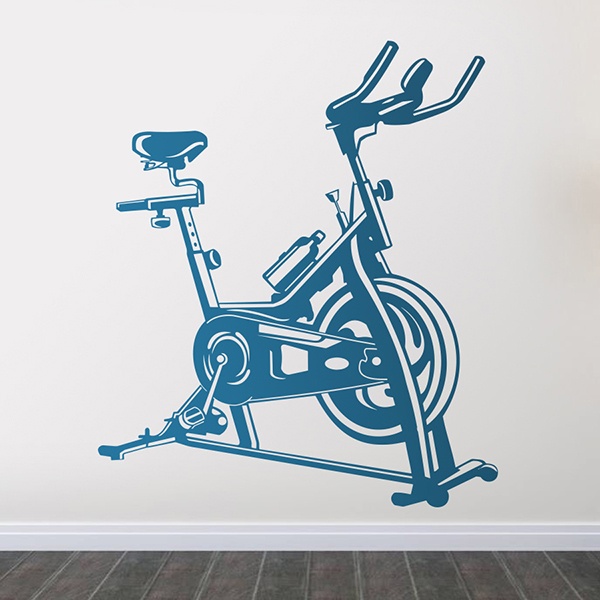 Wall Stickers: Exercise Bike Spinning