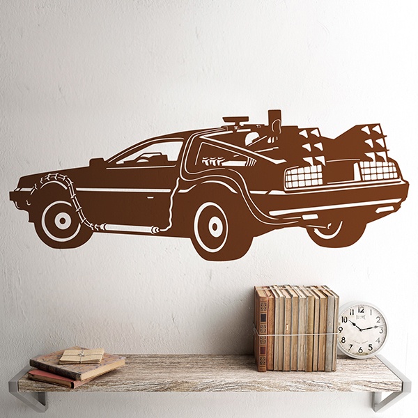 Wall Stickers: DeLorean, Back to the future