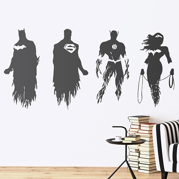 Wall Stickers: The Justice League