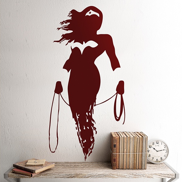 Wall Stickers: Wonder Woman silhouette