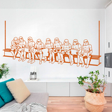 Wall Stickers: Stormtrooper lunch on a beam 2