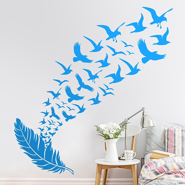 Wall Stickers: Flock of birds