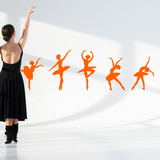 Wall Stickers: Ballet figures 2