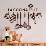Wall Stickers: Happy kitchen - Spanish 2