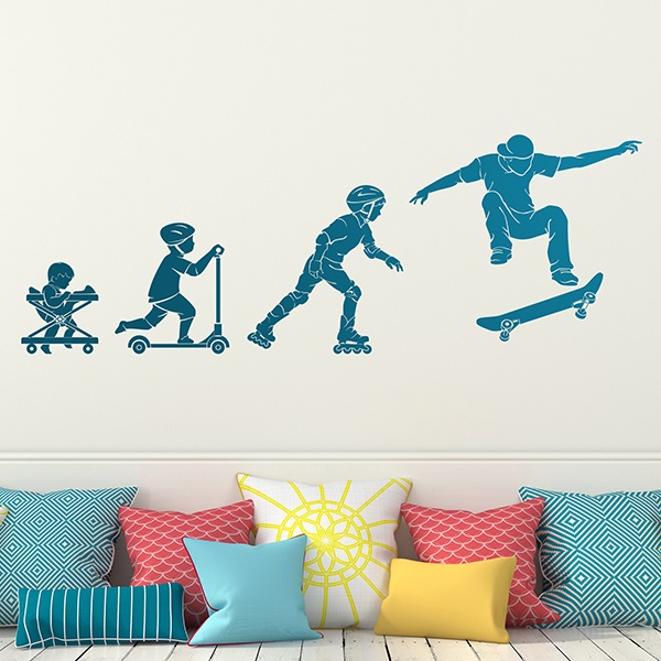 Wall Stickers: Evolution Skate
