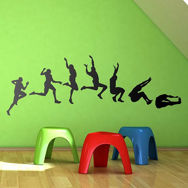 Wall Stickers: Evolution long jump