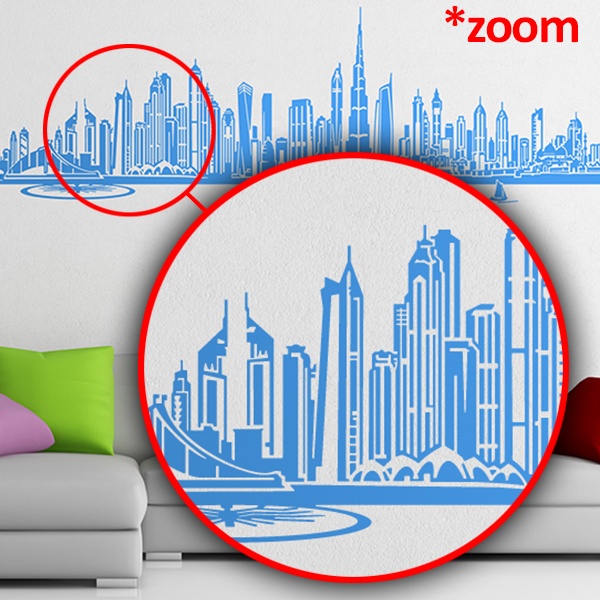 Wall Stickers: Dubai Skyline