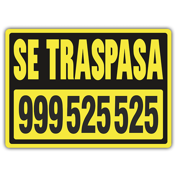 Wall Stickers: Yellow Traspasa