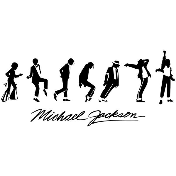 Wall Stickers: Michael Jackson Evolution