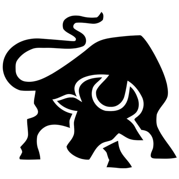 Car & Motorbike Stickers: Challenging bull
