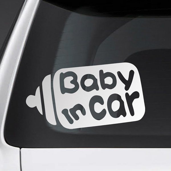 Car & Motorbike Stickers: Baby in car