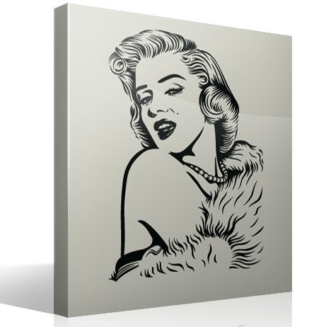 Wall Stickers: Marilyn Monroe perls