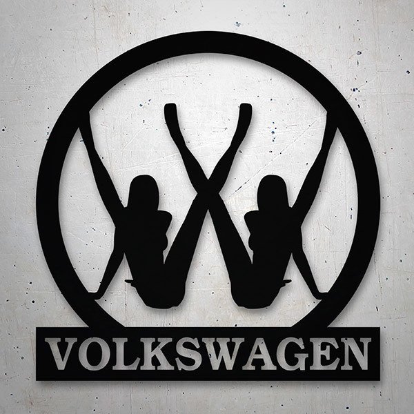 Car & Motorbike Stickers: Volkswagen sexy