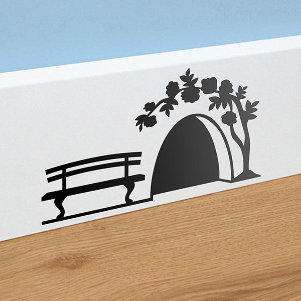 Wall Stickers: Tooth mouse house