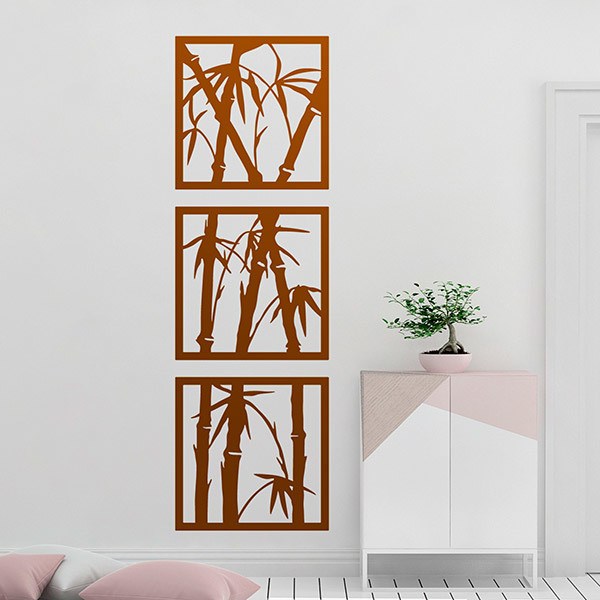 Wall Stickers: 3 pictures of Bamboo