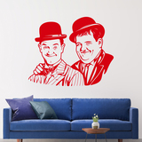 Wall Stickers: Stan Laurel and Oliver Hardy 2