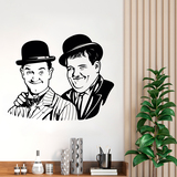 Wall Stickers: Stan Laurel and Oliver Hardy 3