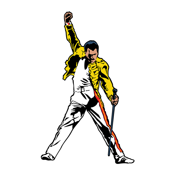 Wall Stickers: Freddie Mercury in concert
