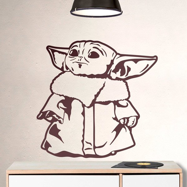 Wall Stickers: Baby Yoda