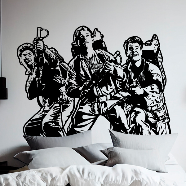 Wall Stickers: The Ghostbusters in action