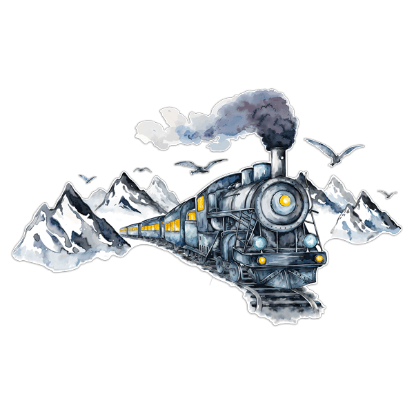 Wall Stickers: Polar Express Train