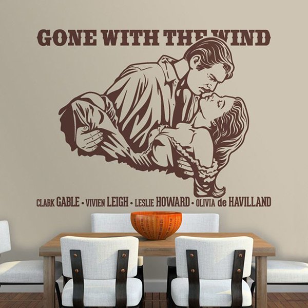 Wall Stickers: Kiss in Gone with the Wind