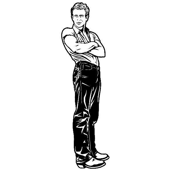 Wall Stickers: James Dean - Giant 