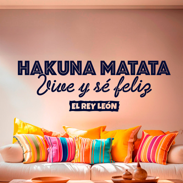 Wall Stickers: Hakuna Matata, in Spanish