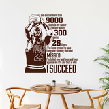 Wall Stickers: The success of Michael Jordan 3