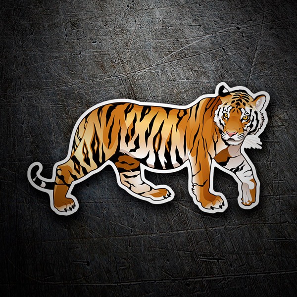 Car & Motorbike Stickers: Siberian Tiger