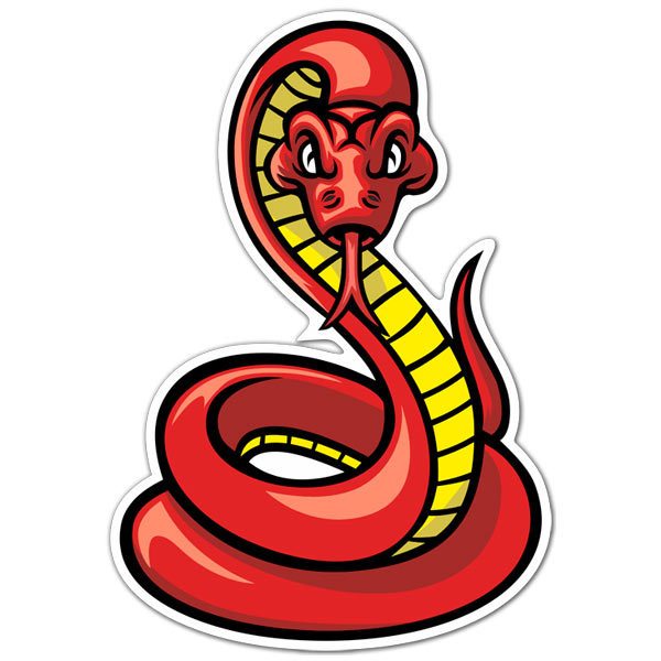 Car & Motorbike Stickers: Poisonous snake