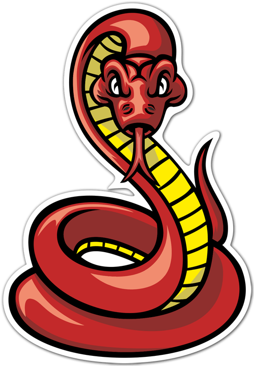 Car & Motorbike Stickers: Poisonous snake