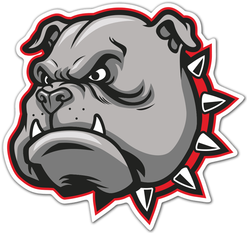 Car & Motorbike Stickers: Bull dog