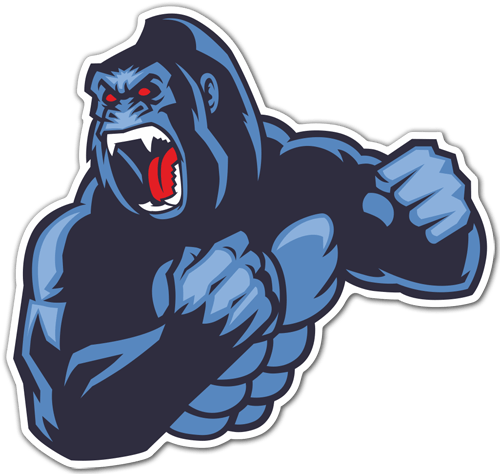 Car & Motorbike Stickers: Gorilla