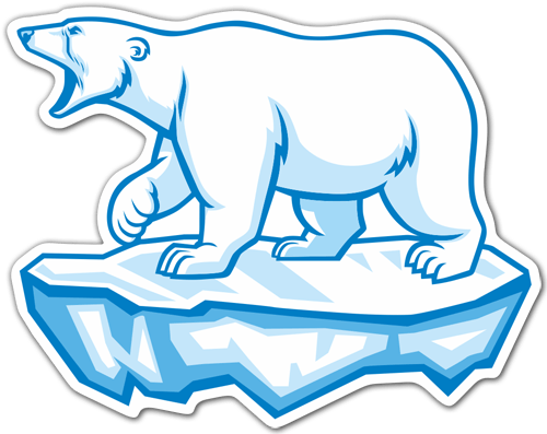 Car & Motorbike Stickers: Polar Bear