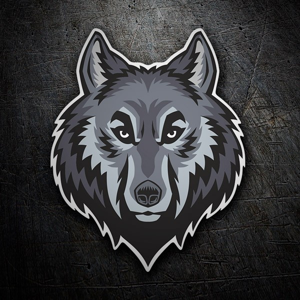 Car & Motorbike Stickers: Alpha male wolf