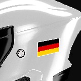 Car & Motorbike Stickers: Flag Germany 3