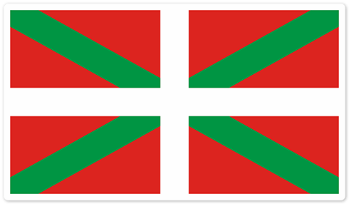 Car & Motorbike Stickers: Ikurriña flag