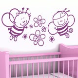 Stickers for Kids: Bee and flowers 4