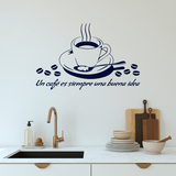 Wall Stickers: A coffee is always a good idea - Spanish 2