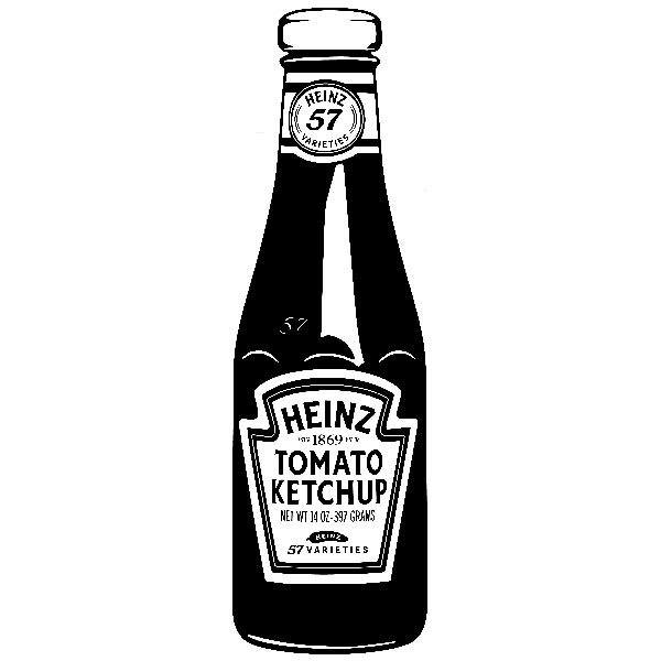 Wall Stickers: Heinz Ketchup